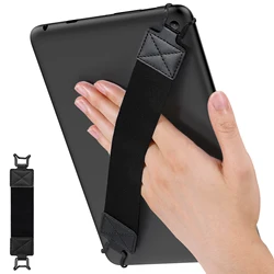 Adjustable High - Elasticity Tablet Hand Strap with Finger Grip Holder (Black)