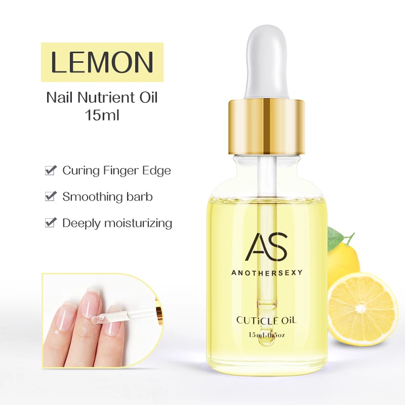 thumbnail image 1 of Aceite revitalizador de cutículas con vitaminas AS de 15 ml con gotero, copos de aluminio veganos, aceite nutritivo orgánico para uñas, 1 of 5