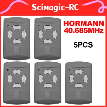 5 Pieces.For HORMANN 40.685MHz HSM4 HS4 HSE2 HS2 HSM2 Garage Remote Control HORMANN 40 MHz Gray Button Gate Door Transmitter 1