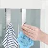 Stainless Steel Over Glass Door Shower Door Back Shower Towel Rack S-Shape Bathroom Bathrobe Hanger Holder Hooks 3