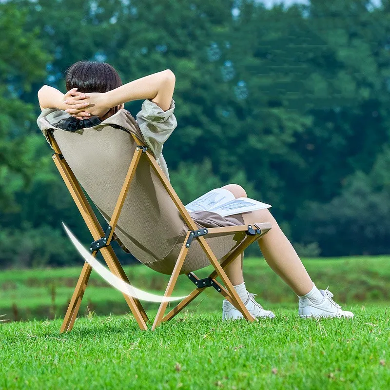 Description Picture 3 of itemOxford cloth Outdoor camping chair Ultralight fishing chair Folding picnic chair Leisure Portable Butterfly Chair