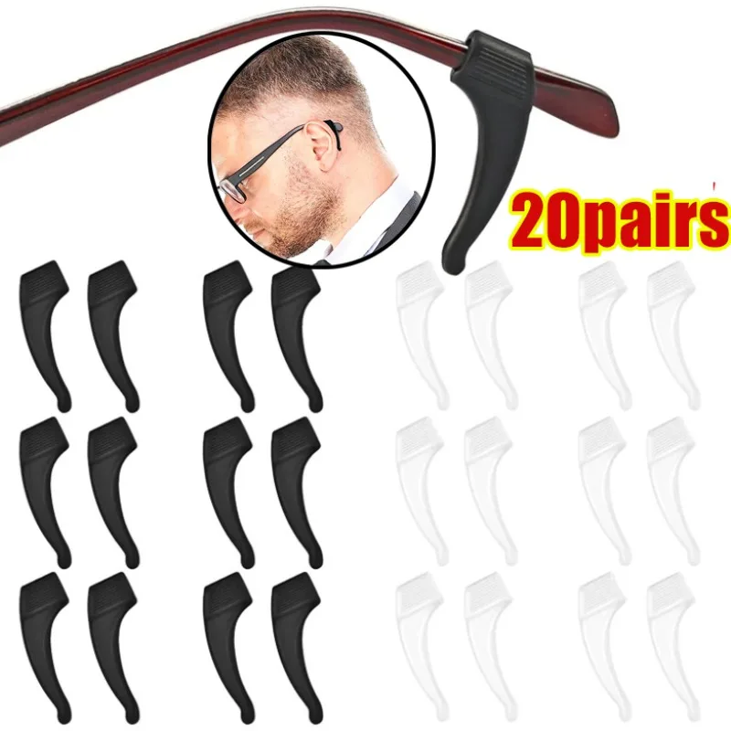 1 Pair Of Fashionable Large-Sized Glasses, Non Slip Silicone Ear Sleeves,  Sports Fixed Glasses, Foot Covers, Glasses Accessories - AliExpress