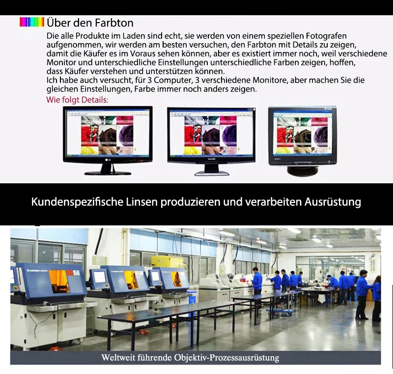 1,61 einzigen Vision Asphärische Optische Brillen Linsen Rezept Objektiv Brillen Rahmen AR Beschichtung und Anti-Scratch Beständig – Detail 12