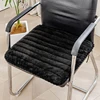 Plush Office Chair Seat Cushion Home Decoration Dining Chair Mat Anti-Slip Cushion With String Square Student Stools Pads 3
