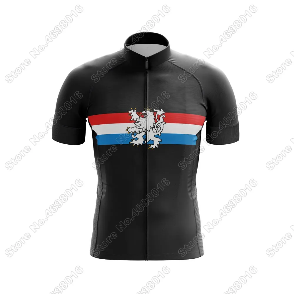 Luxembourg Cycling Jerseys Pro Team Short Sleeve Jersey Set Summer Men Road Bike Clothing MTB Wear Ropa Ciclismo Maillot