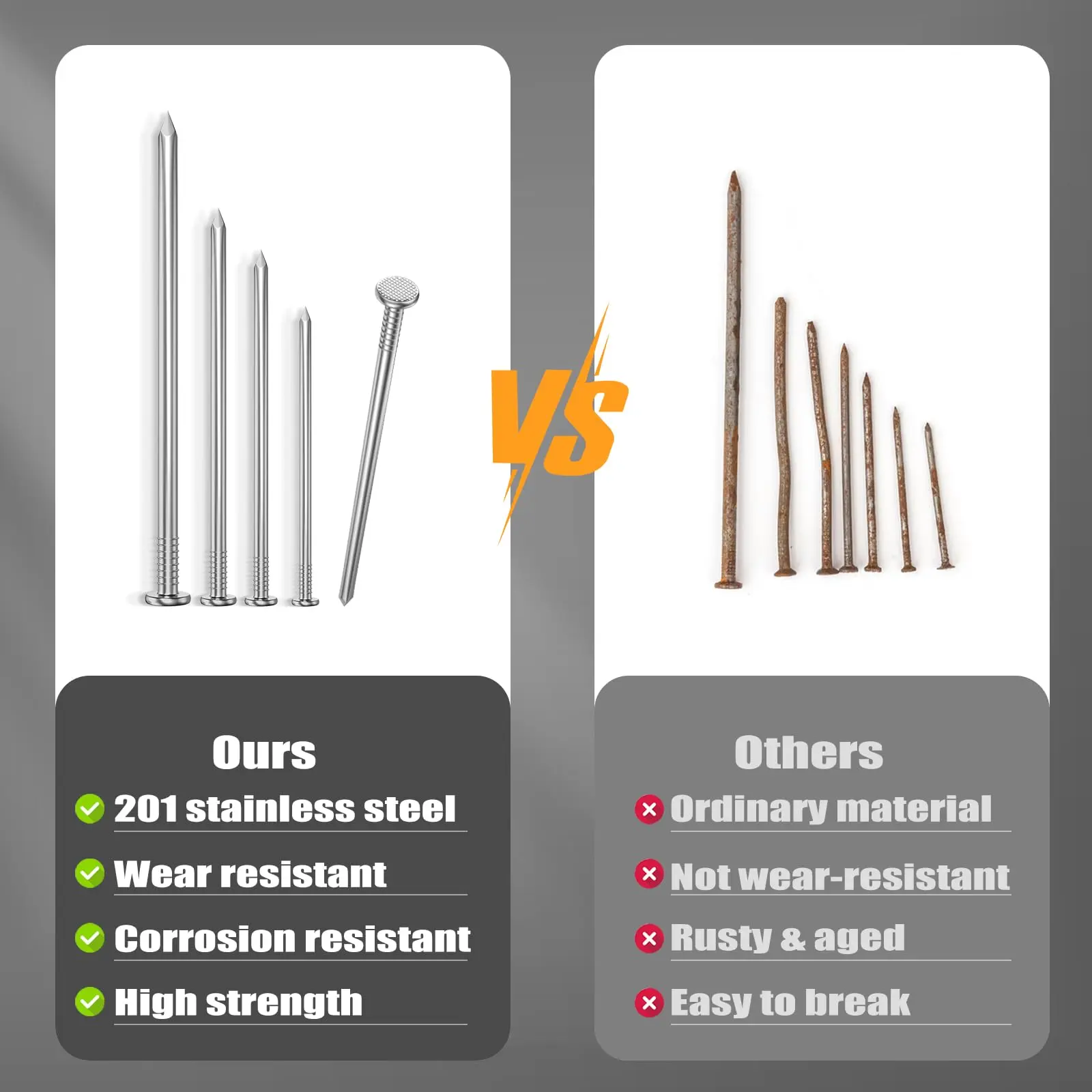 280pes Steel Nail Round Head Tack For Jewelry Box Hinge Golden Silver Antique Brass Fastener Pushpin Hardware, push pins,seamless nails,upholstery nails,brad nails,round head nails,woodworking nails