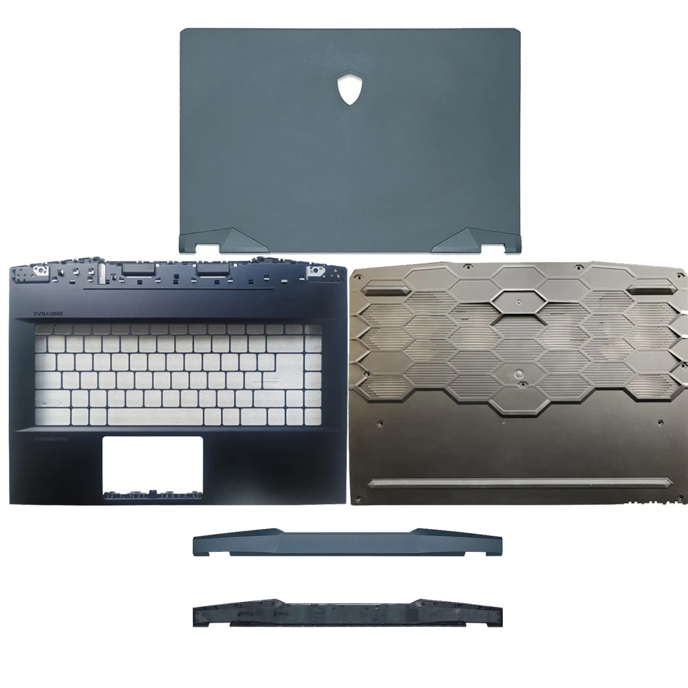 para Msi Ge66 Ge66vr Ms1541 Ms-1542 Ms-1543 Portátil Lcd Capa Traseira Palmrest Base Inferior Case Dobradiças Capa Novo