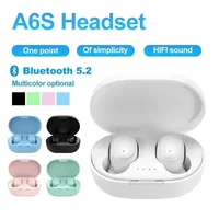 New TWS Bluetooth Earphones Wireless Bluetooth Headset Noise Cancelling Headsets With Microphone A6S Headphones for SmartPhone - Image 2