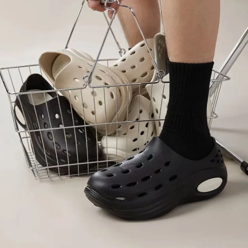 Summer Fashion Casual EVA Non-slip Slippers Comfortable Sports Style Men Clogs Lightweight Anti Slip Outdoor Beach Sandals