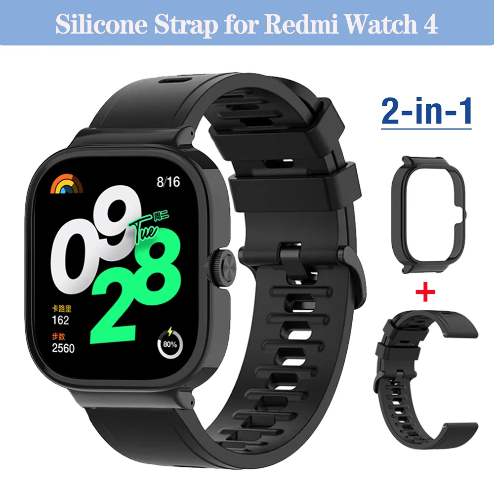 Silicone Sports Strap for Smartwatch - Versatile and Durable Watchband Accessories