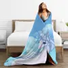 Have You Seen Others Like Me The Last Unicorn Blankets Flannel Lightweight Sofa Throw Blankets For Couch Travel Throws Bedspread 5