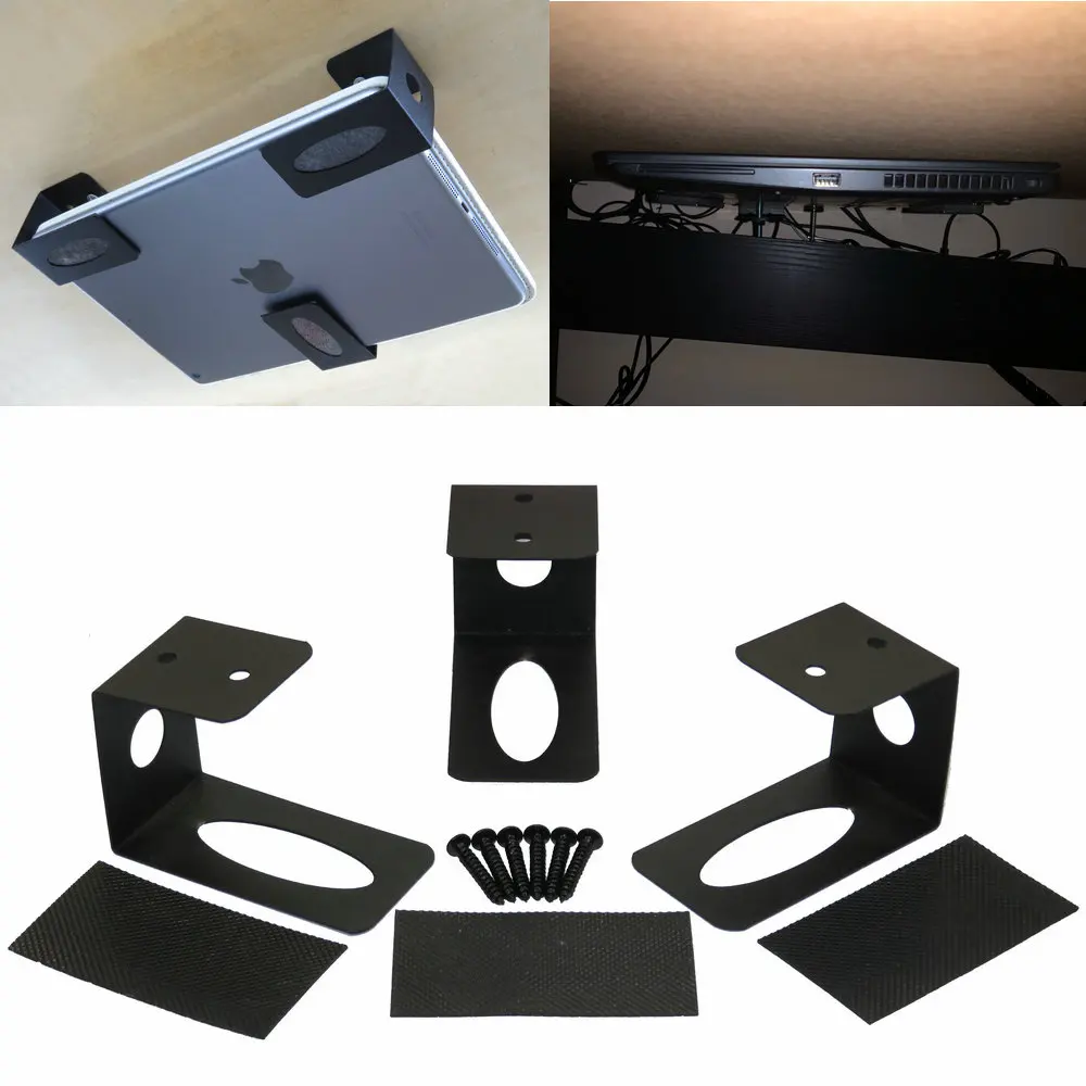 Stage Computer Equipment Mount-Under Desk Daptop Holder-Unique Ultra Strong Design Organizer