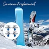 Snowboard Binding Screw Set Include 16 Pieces Snowboard Mounting Screws And 16 Pieces Snowboarding Screw Washers 4