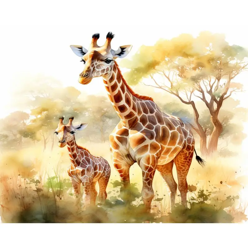 

GATYZTORY 40x50cm DIY Painting By Numbers Animals Calligraphy Painting Home Decor Acrylic Paints Picture Drawing Wall Art