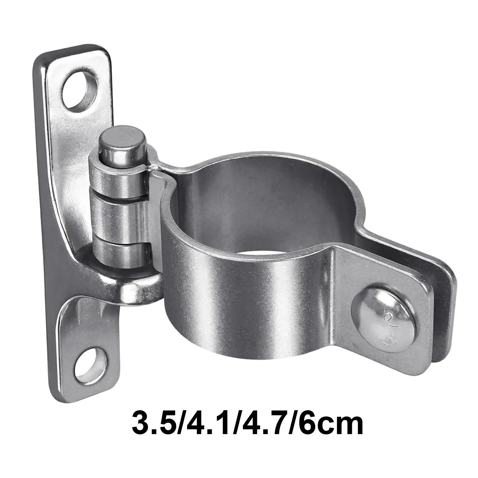 Gate Hinges Gate Post Hinge Chain Link Fence Thick,Sturdy,Hardware,Heavy Duty Parts Fence Post Stainless Steel Wall Mount