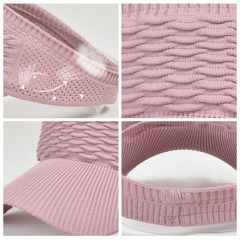Long Brim Ponytail Baseball Caps Women Casual Hollow Out Breathable Empty Top Hats Spring Summer Outdoor Sports Golf Beach Hats baseball cap