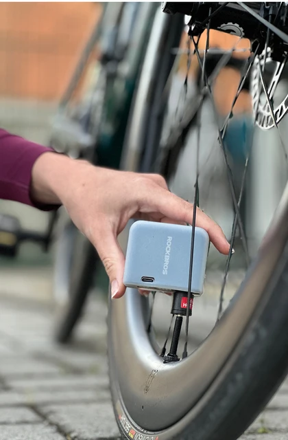 Compressore Aria Portatile Auto Pompa Bicicletta Pompa Per