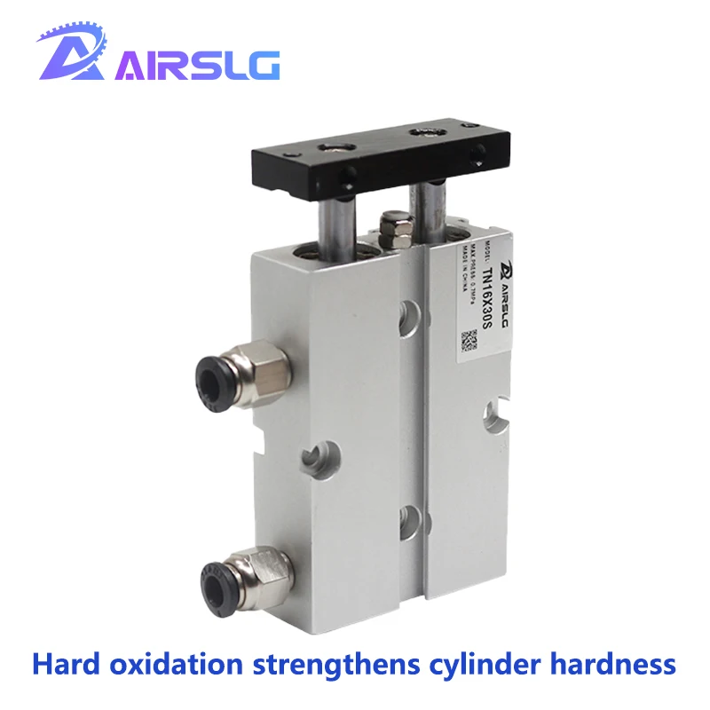 Tn Tn10 Cilindro A Doppio Stelo Tn Alesaggio A Doppio Effetto 10Mm Corsa 10-100Mm Con Cilindro Pneumatico A Magnete Tn10X10S Tda10X30S Tn10X50S