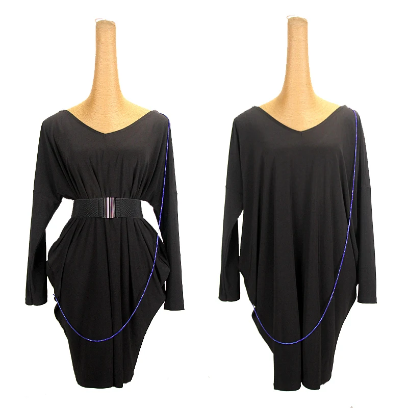 

New Latin Dance Dress For Women Loose Practice Clothes Female Adult Modern Dance Dress Chacha Latin Performance Wear DQL8644