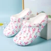 Women's Cartoon Stylish Print Garden Shoes, Lightweight Flat Two-way Wear Home Garden Clogs, Breathable Non-slip Beach Sandals 3