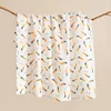 110X110CM Muslin Blanket Cotton Baby Swaddle Soft Newborn Blanket Bath Towel Gauze Infant Boy Girl Wrap Sleepsack Stroller Cover 5