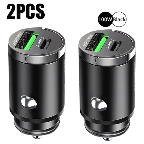 2PCS 100W Black