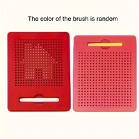 Portable Magnetic Steel Ball Drawing Board Stylus Pen Bead Learning Educational Doodles Toy for Children's Birthday Gifts 1