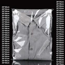 Clear Self-Seal Plastic Gift Bags for Apparel and Weddings (100-Pack) (Transparent)