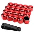 20pcs Plated Red