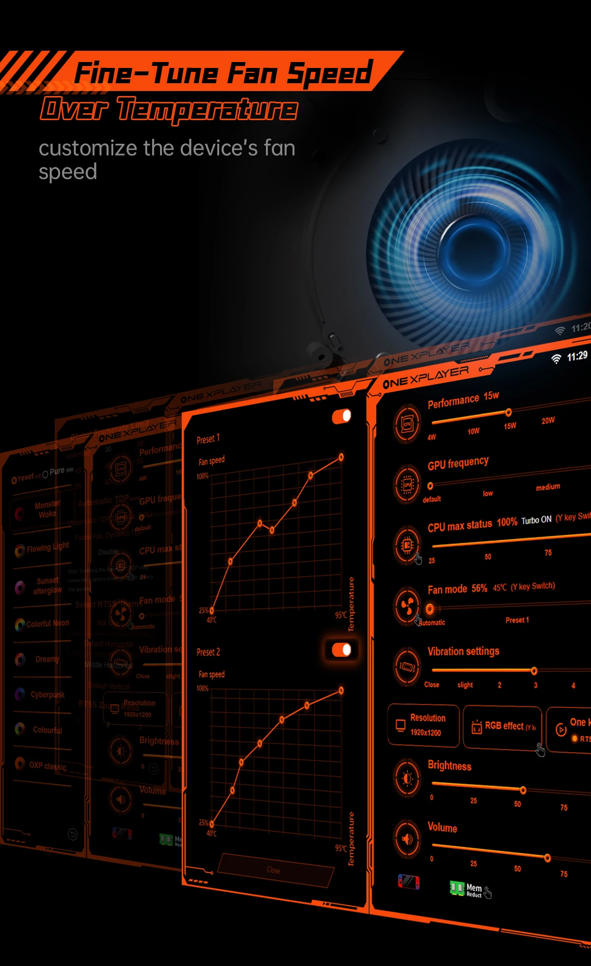 OnexPlayer Onexfly AMD Ryzen 7 7840U 3-in-1 Laptop PC Game Console - 7