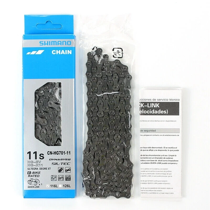 Shimano ULTEGRA DEORE XT HG701-11 Speed Bicycle chain Road MTB 116L Chains with Quick Link Connector for M7000 M8000 5800 6800 bicycle chains bicycle chain