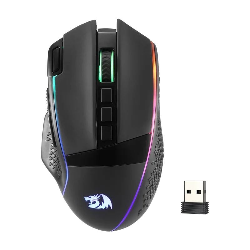 Redragon M991 Wireless Gaming Mouse - 26000 DPI, RGB Backlit