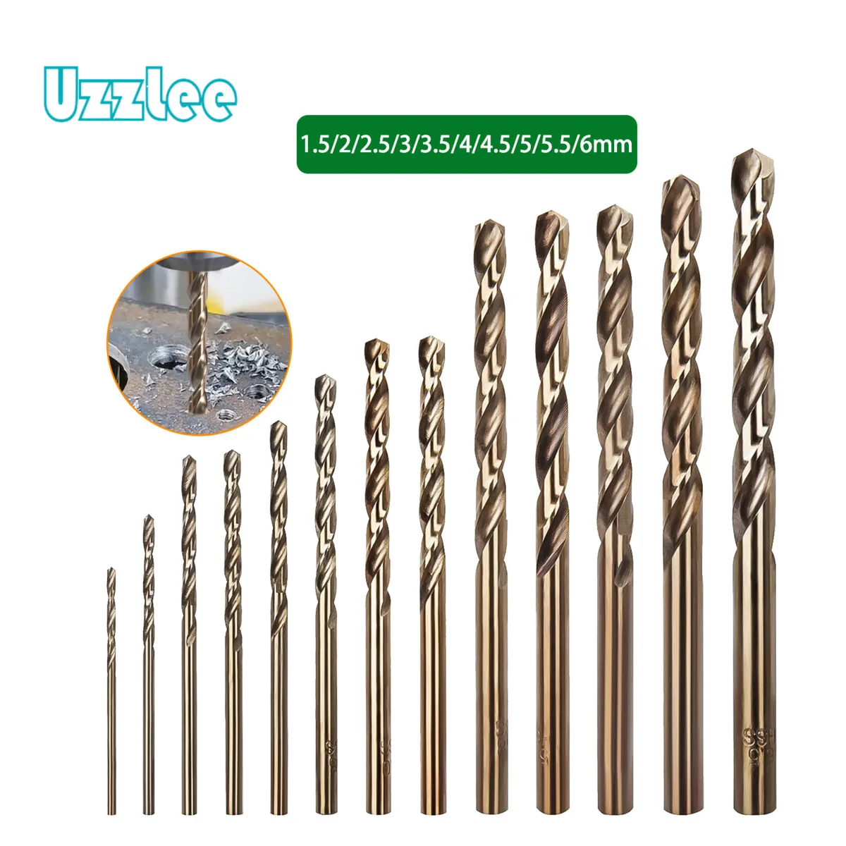 CobaltDrillBitSetM35HighSpeedSteelTwistDrillBitSetfor