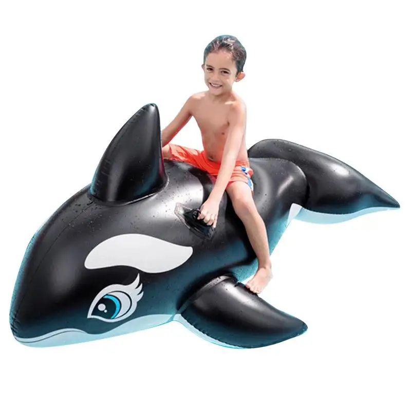 

Whale Inflatable Pool Toy Lightweight Blow Up Pool Float Swimming Pool Accessories Ride On Pool Toy For Women Men Teenagers
