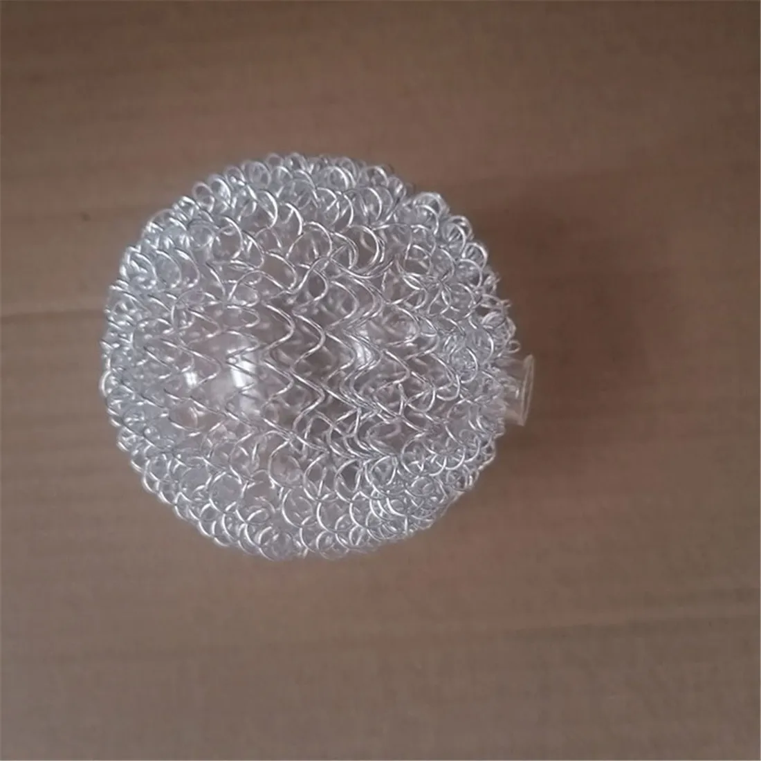 G4 Wire Light Shade 10mm apertura fitter Globe filo di alluminio sfera di vetro sostituzione paralume per lampada da soffitto G4 illuminazione da scrivania