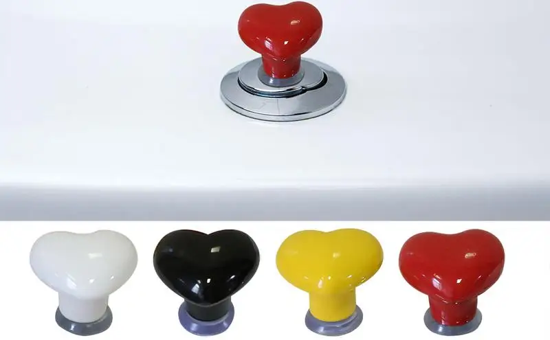 

Toilet Flush Button Pusher Universal Dual Push Button Toilet Tank Button Helpers Bathroom Water Tank Button Protections