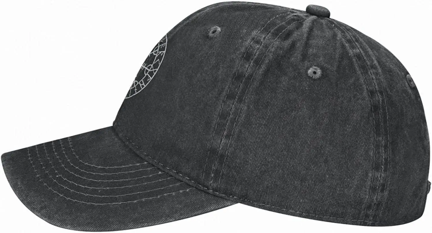 Vikings Helm of Awe Rune Baseball Cap Men's Funny Adjustable Vintage Dad Hats
