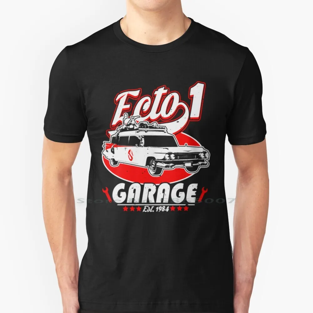 Ecto Garage T Shirt Cotone 6Xl Ecto Garage Ecto 1 21108 Ecto 1 Ecto 1A Ecto 1