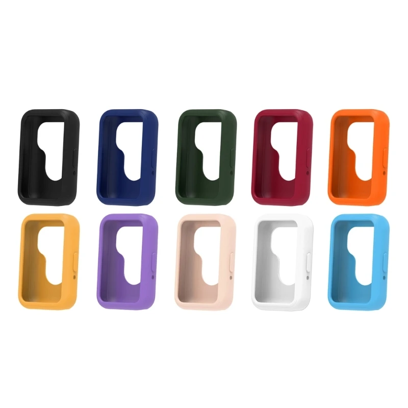 

Silicone Case Cover Watch Protective Sleeve Wear-resistant Skin for GXY Fit 3 Bracelet Assorted Color