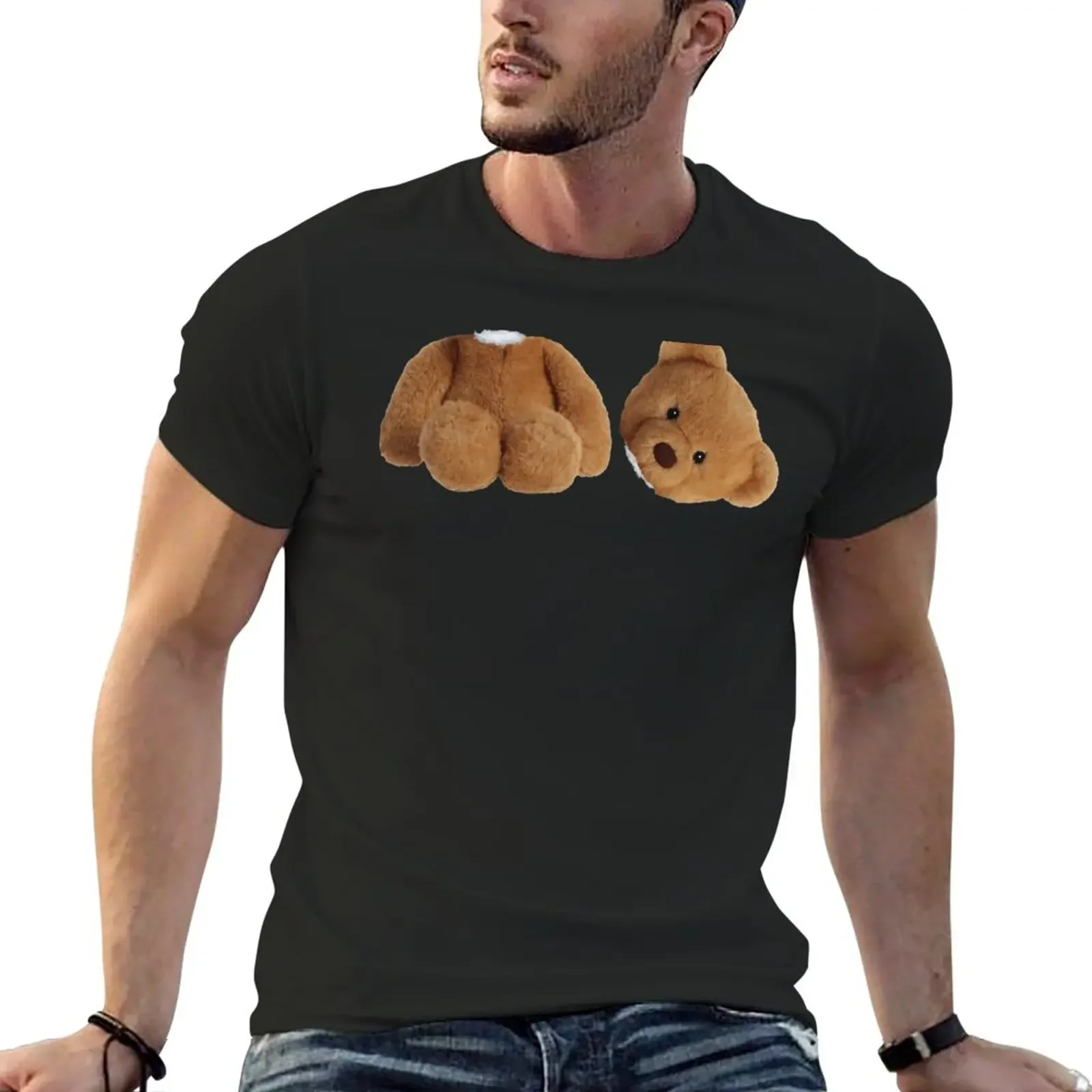

head bear T-Shirt customs hippie clothes sweat shirts, men