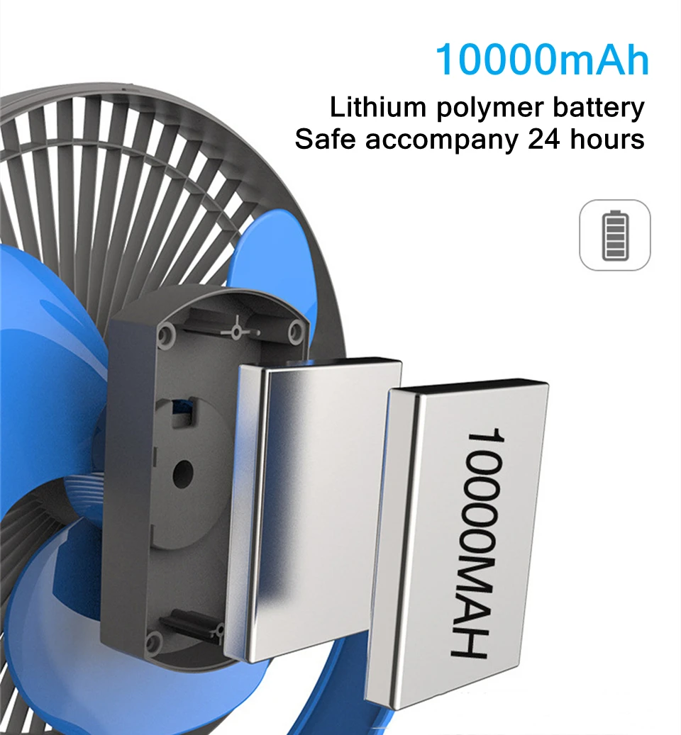 de ar, ventilador USB para casa, escritório,