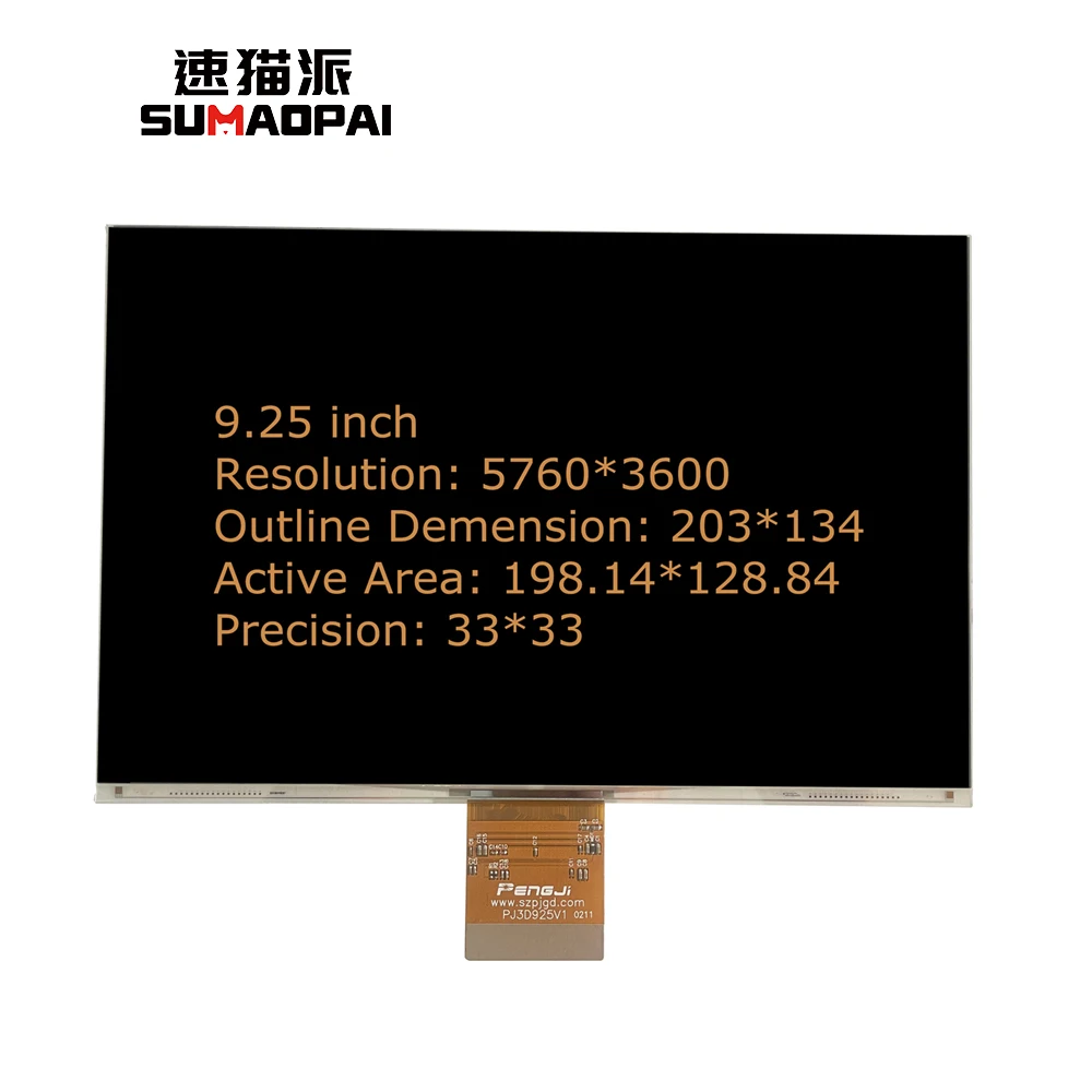 Acessórios da Impressora 3d 9.25 Polegada 6k Monocromático Lcd Mono Tela 5760*3600 Resolução Nanodlp Hdmi para Mipi Diy - Imagem 4