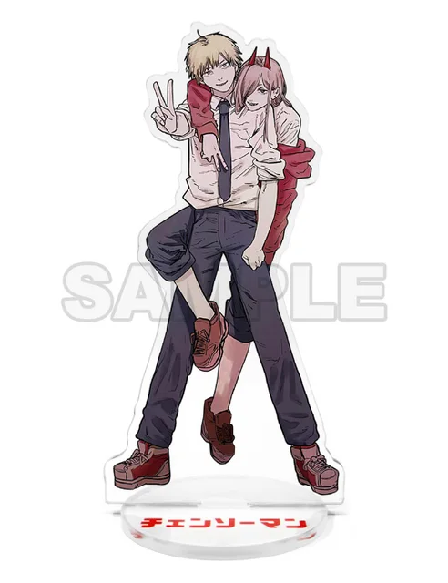 Anime Manga Chainsaw Man Denji Power Makima Hayakawa Aki Himeno Acrylic  Double-sided Character Collection Stand Model Present - Cosplay Costumes -  AliExpress