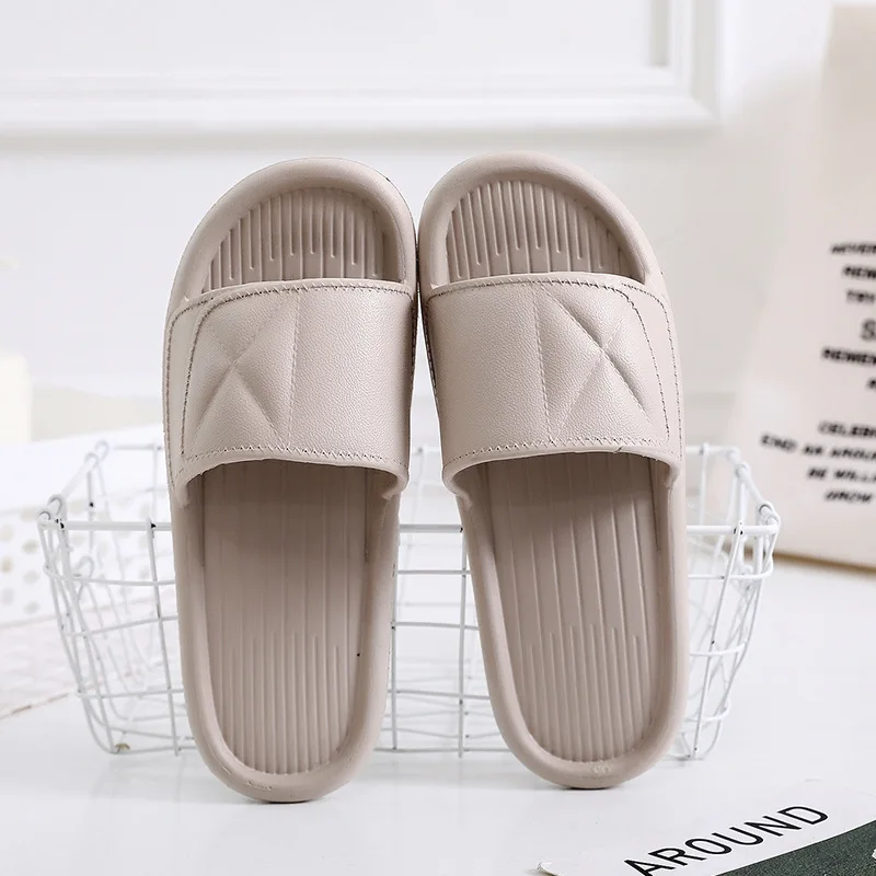 New Unisex Slippers Women Men Shoes Summer Bathroom Slipper