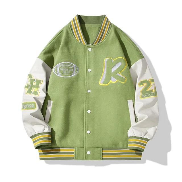 Embroidery Loose Graffiti Jacket 1