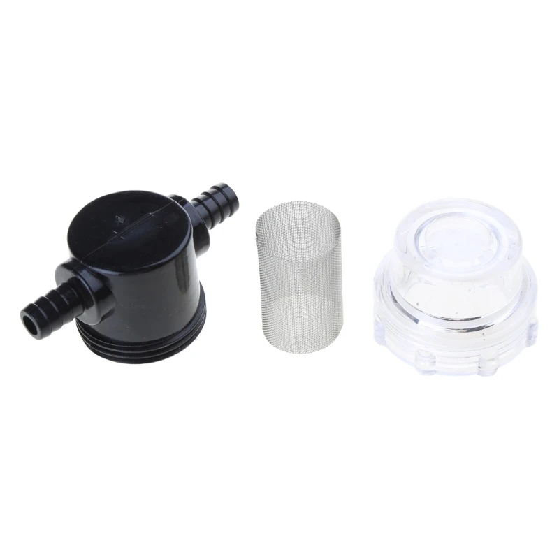 Aufschraubbares Rohr-Wasserpumpensieb, Wohnmobil-Wasserpumpenfilter, Zoll NPSM-Einlass/Auslass mit 50 Mesh-Edelstahlfilter – Detail 4