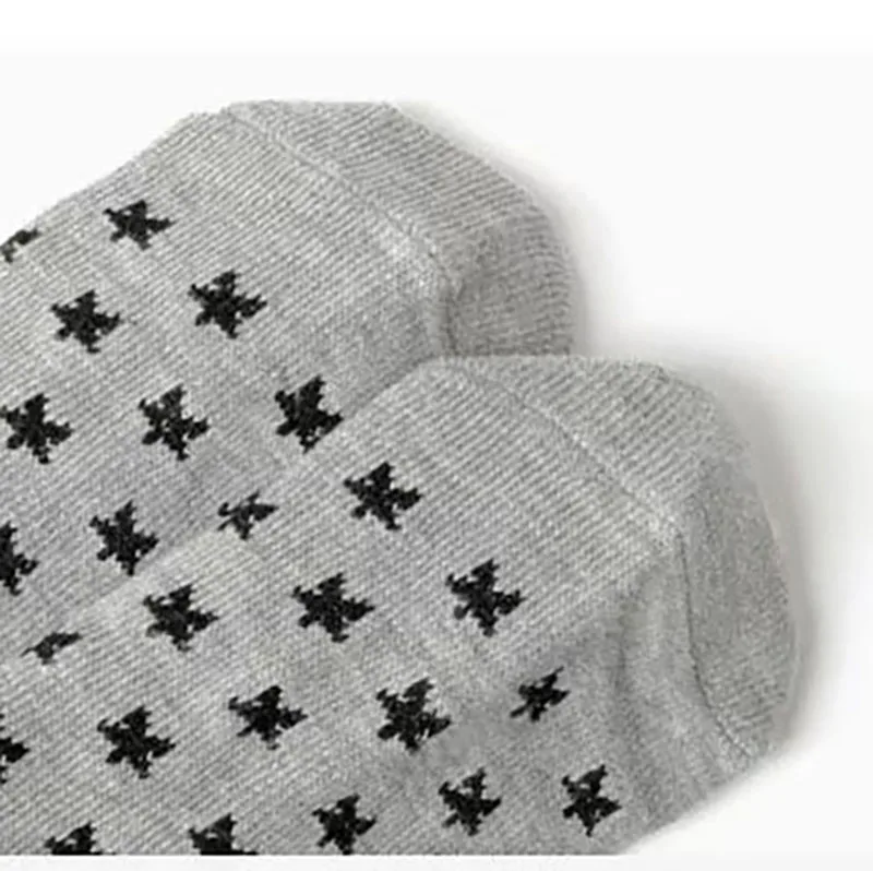 6 Pairs a Lot Baby Floor Socks Infant Stripe Thin Adhesive Socks Kids Boys Color Block Non Slip Socks 6