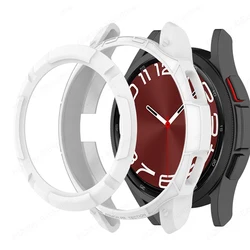 Durable TPU Protective Case for Samsung Galaxy Watch 6 Classic - Enhanced Protection & Stylish Design (White)