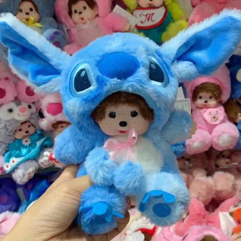 

Новая милая кукла Sanrio Monchichi Kawaii Skin Friendly, плюшевые игрушки Cinnamonll Kuromi, рождественский подарок, сон с