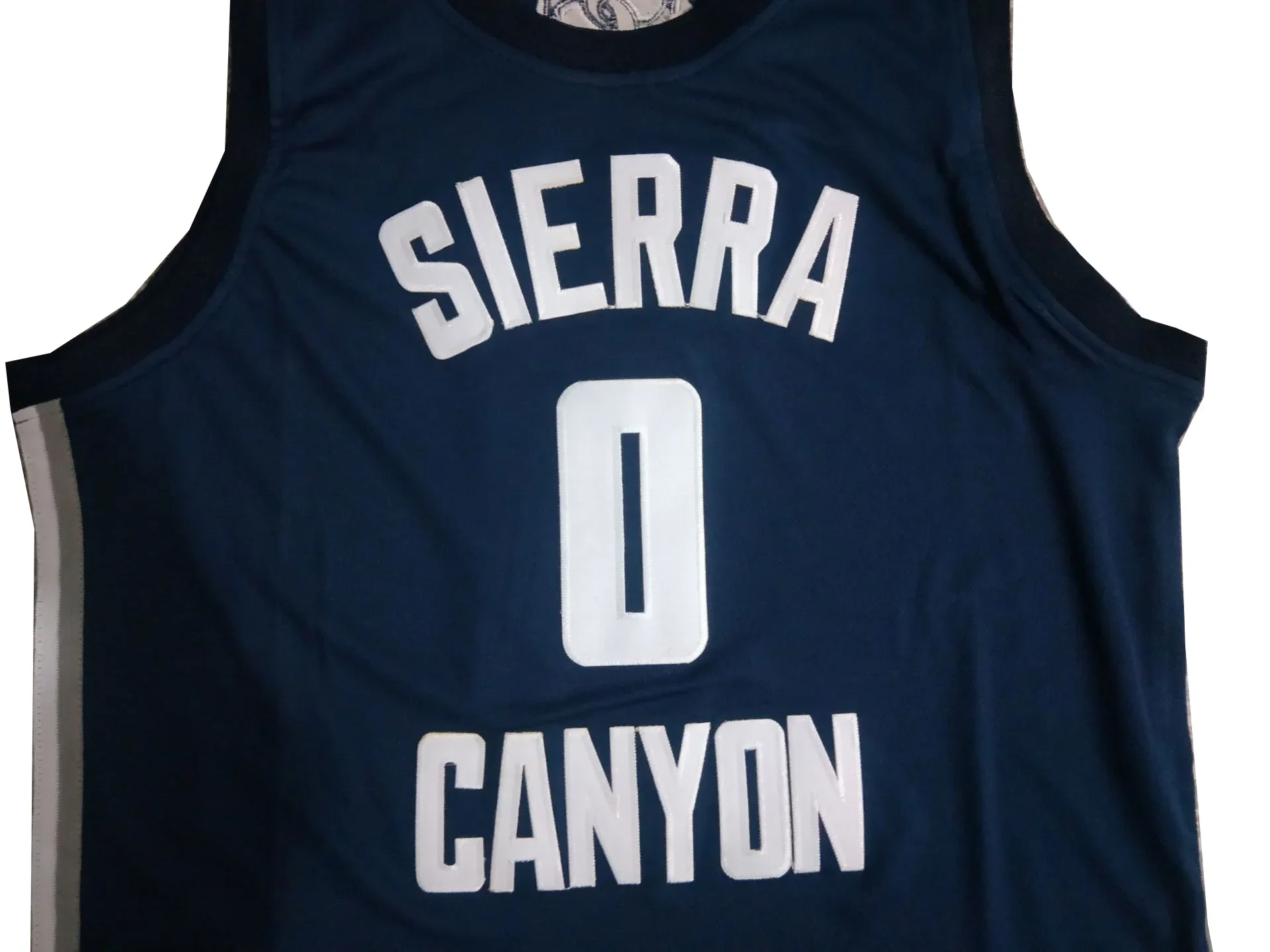 Basketball Jerseys SIERRA CANYON 0 BRONNY Jersey Sewing Embroidery Outdoor Sports Hip Hop Five Star Blue